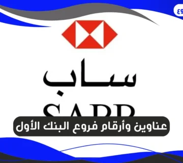 فروع البنك الأول